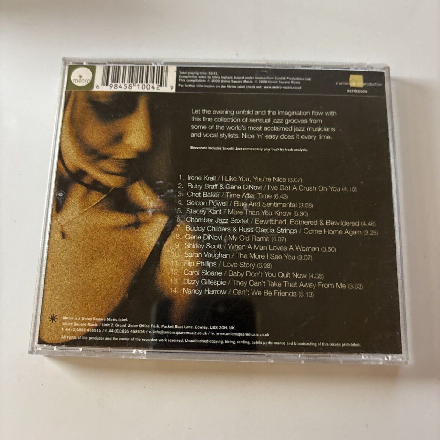 Smooth Jazz for Seductive Nights by Various Artists (CD, 2000)