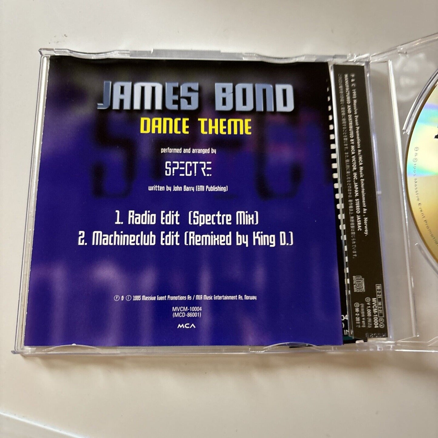 Spectre - James Bond Dance Theme (CD, 1995) Mvcm-10004 Japan