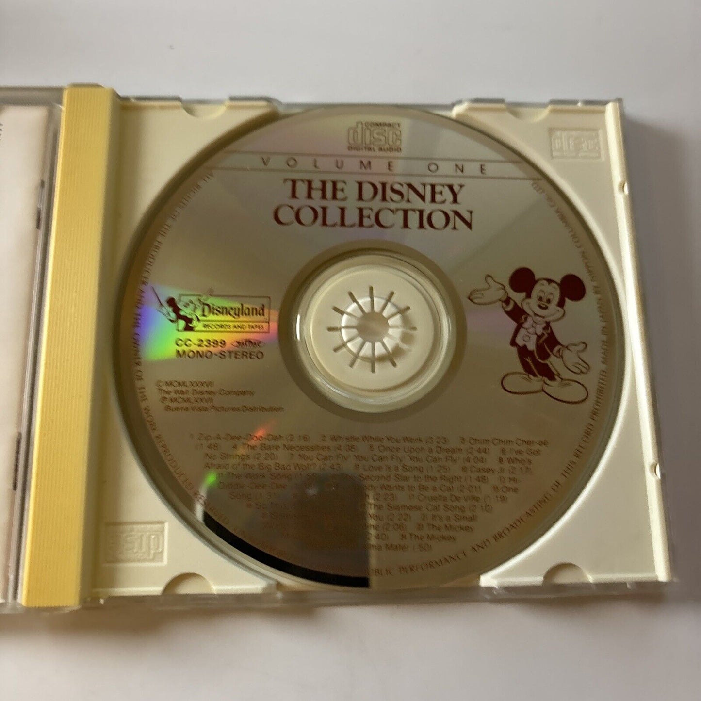 The Disney Collection - Volume One (CD, 1977) Japan 32cc-2399