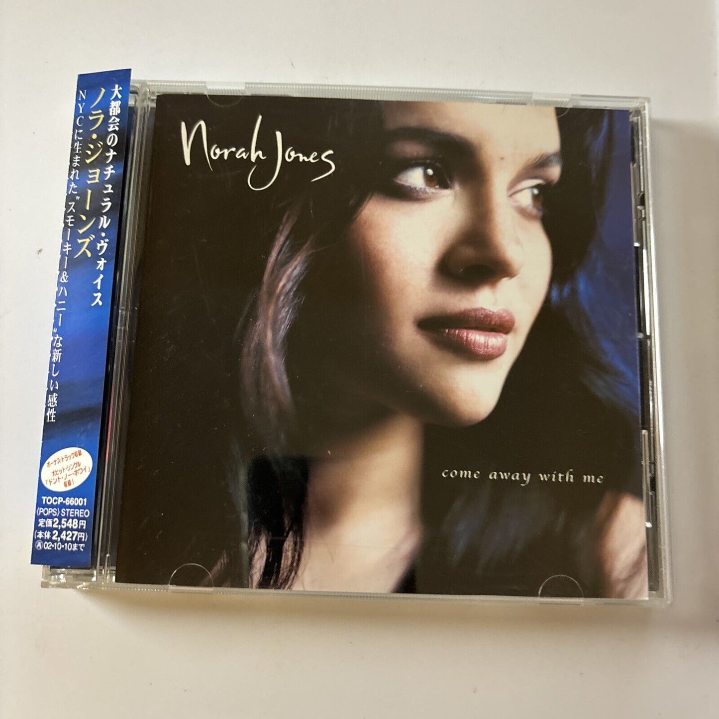 Norah Jones - Come Away with Me - Japan Bonus (CD, 2002) Obi Japan Tocp-66001