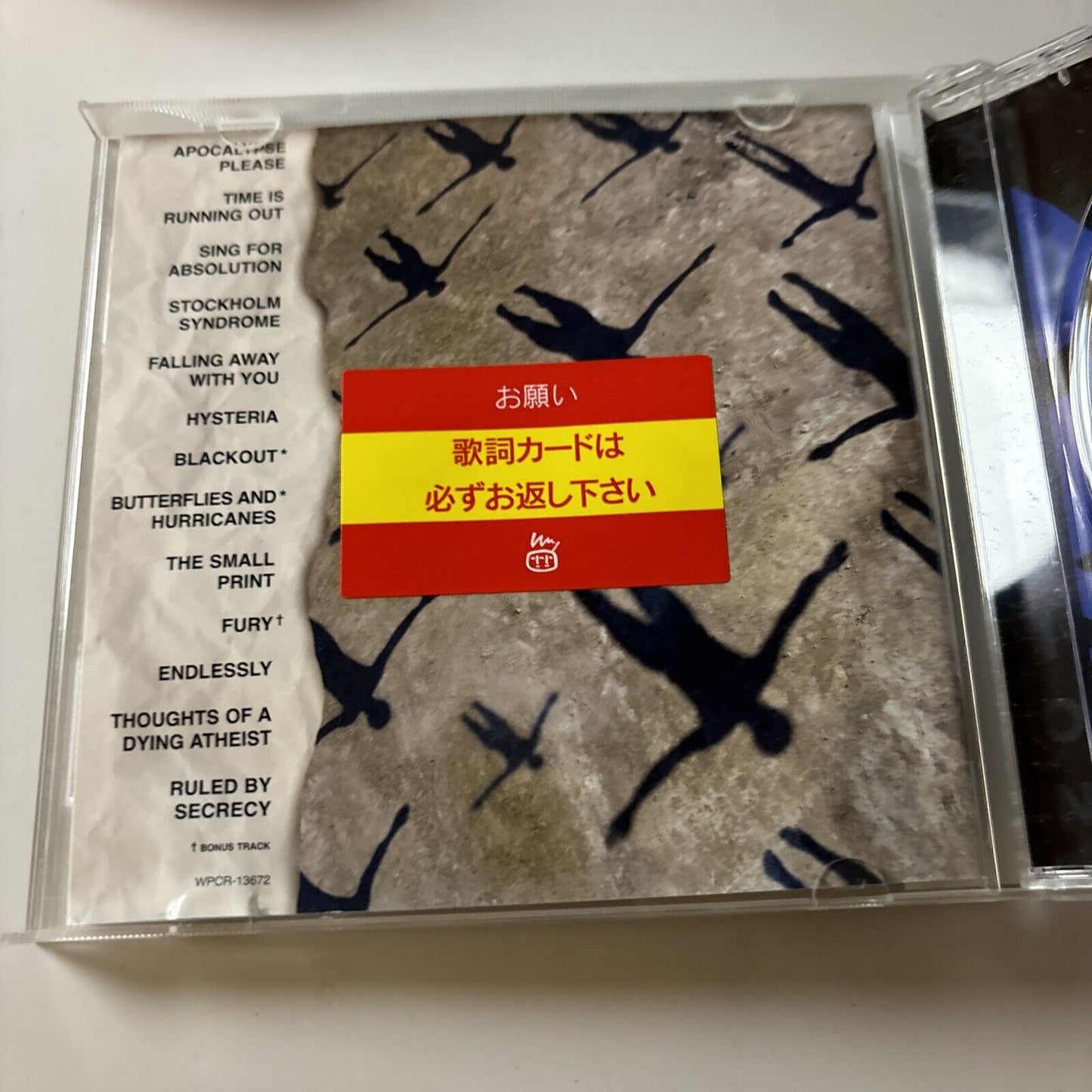 Muse - Absolution (CD, 2003) Obi Wpcr-13672 Japan