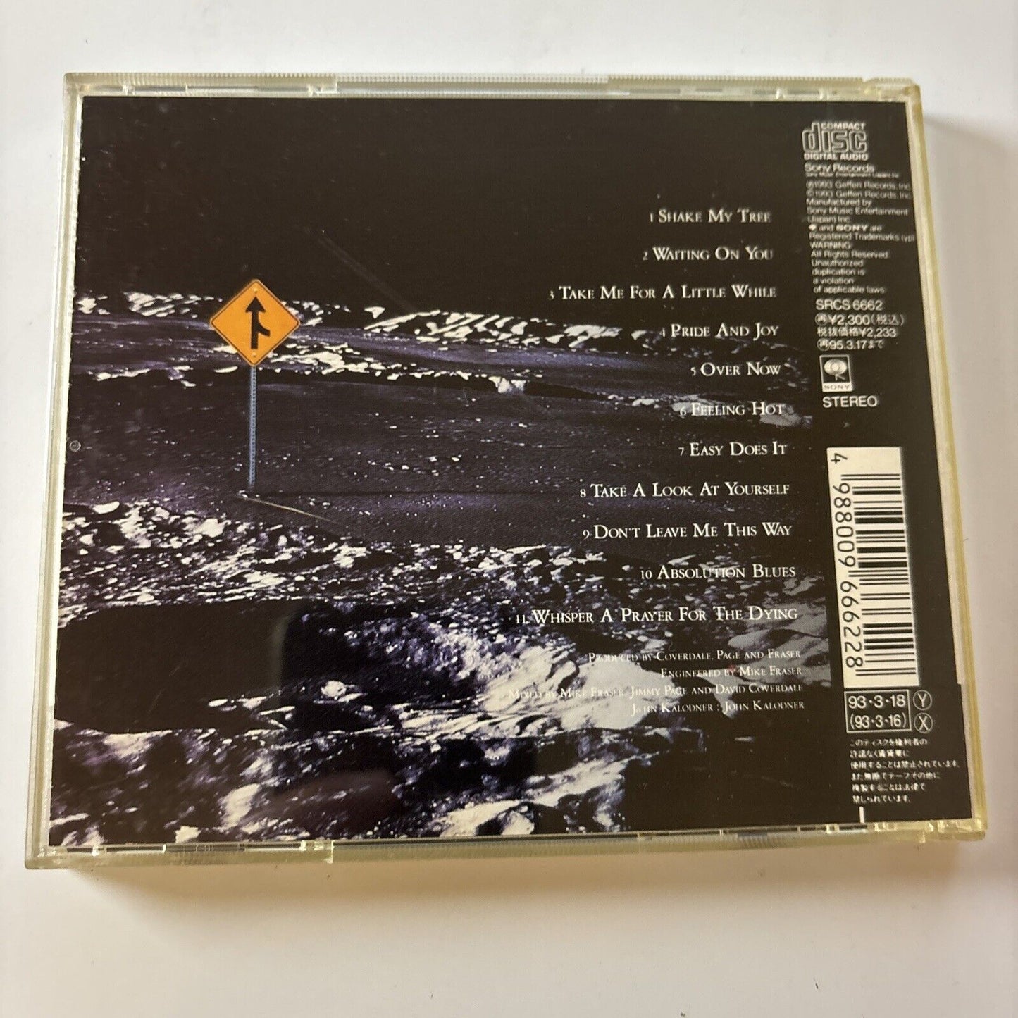 Coverdale - Page (CD, 1995) Srcs-6662 Japan