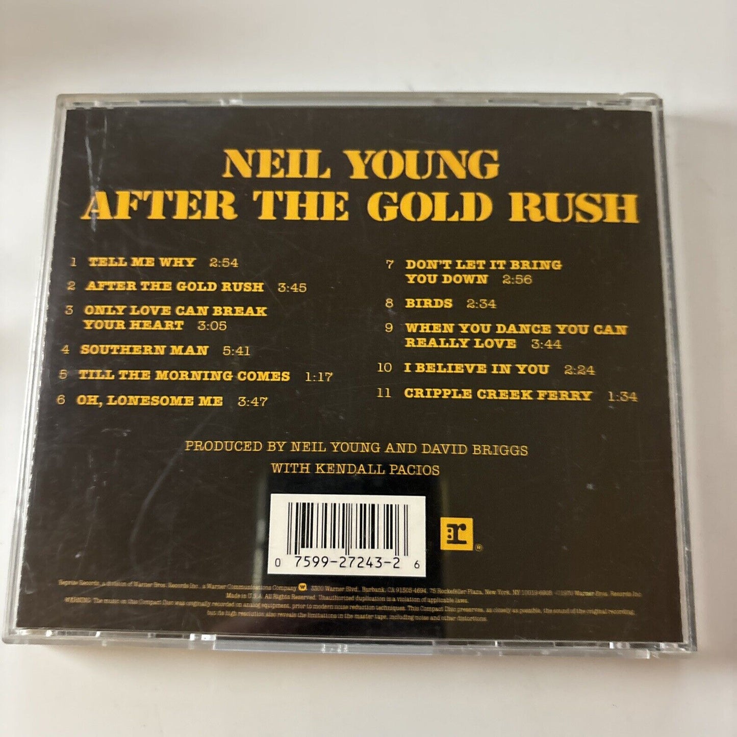 Neil Young - After the Gold Rush (CD, 1987) 2283-2