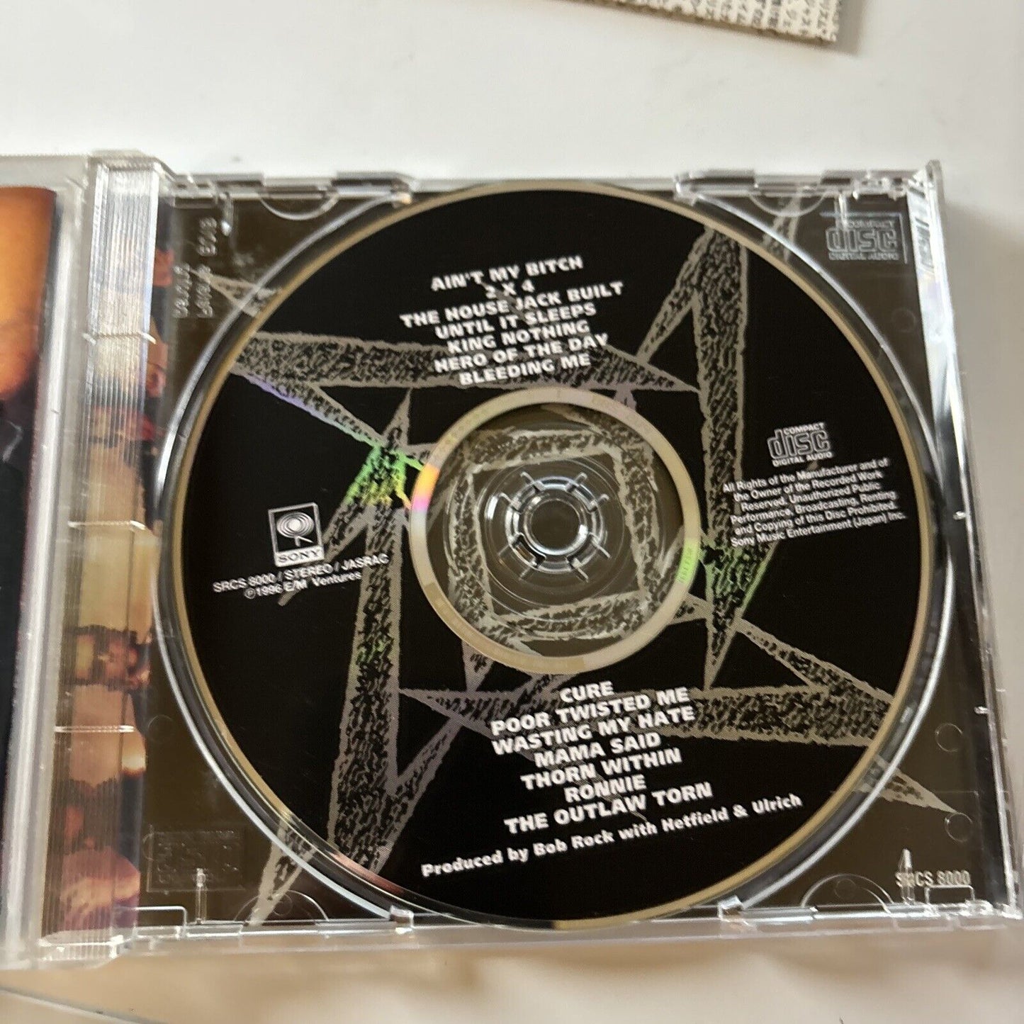 Metallica - Load (CD, 1996) Japan Srcs-8000