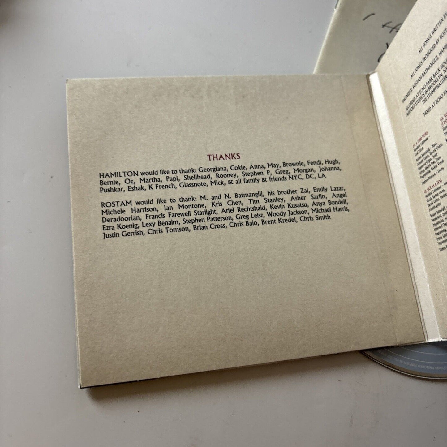 Hamilton Leithauser / Rostam - I Had a Dream That You Were Mine (CD, 2016)