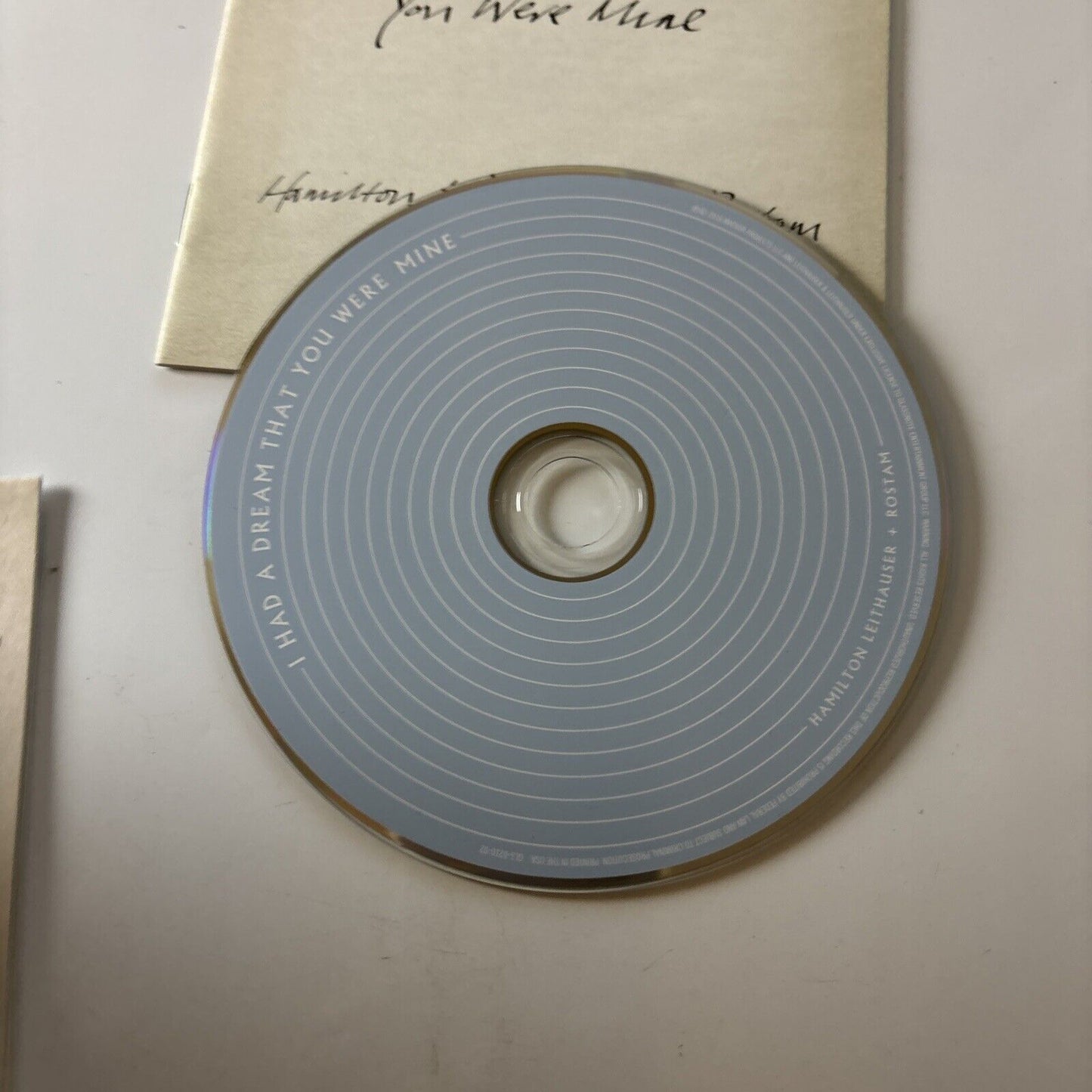 Hamilton Leithauser / Rostam - I Had a Dream That You Were Mine (CD, 2016)