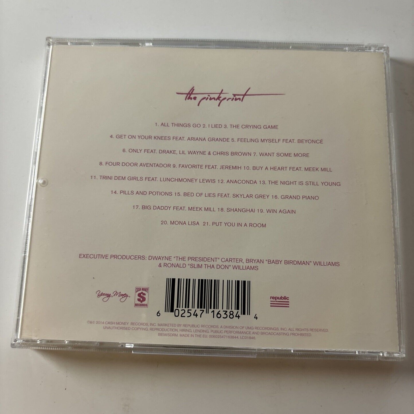 Nicki Minaj - Pinkprint (CD, 2014)