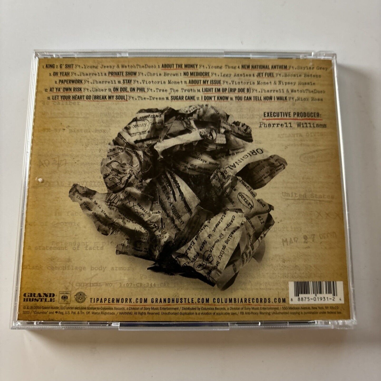 T.I.  - Paperwork [Deluxe Edition] (CD, 2014)