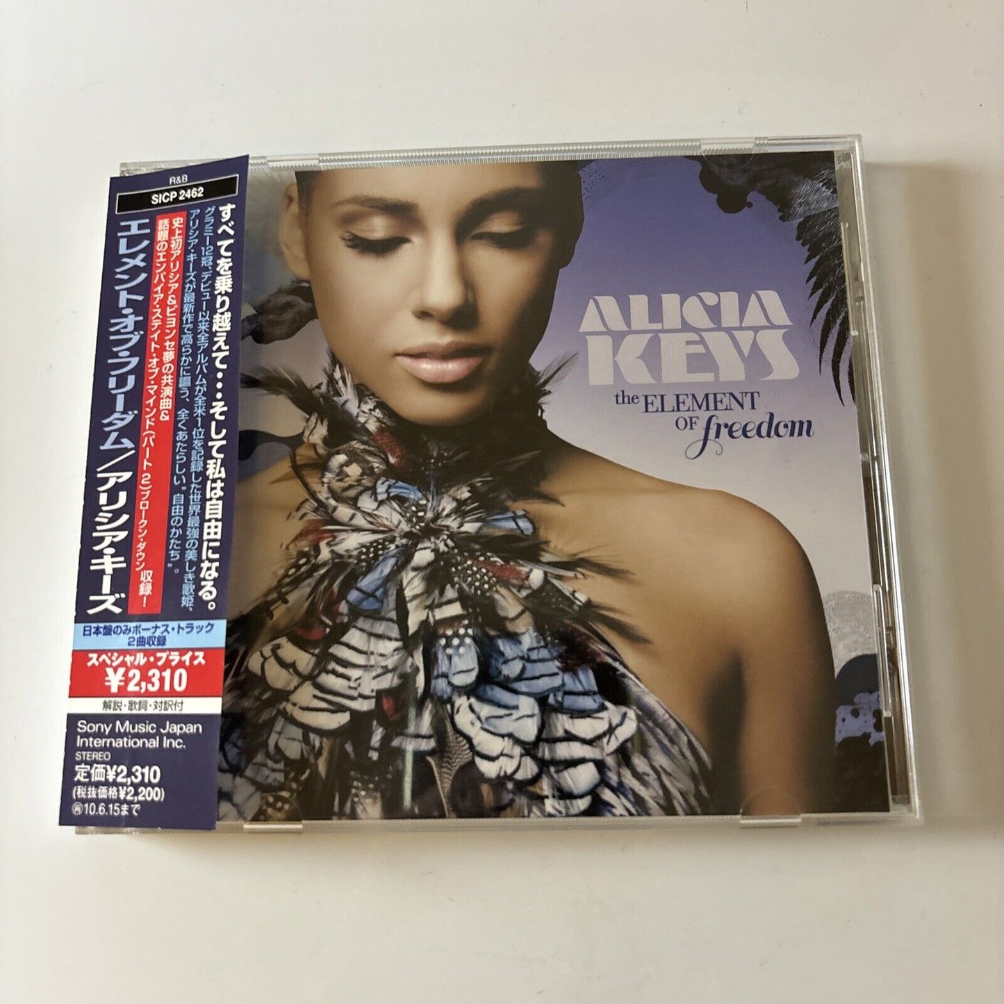 Alicia Keys - The Element Of Freedom (CD, 2009) Sicp-2462 Obi Japan