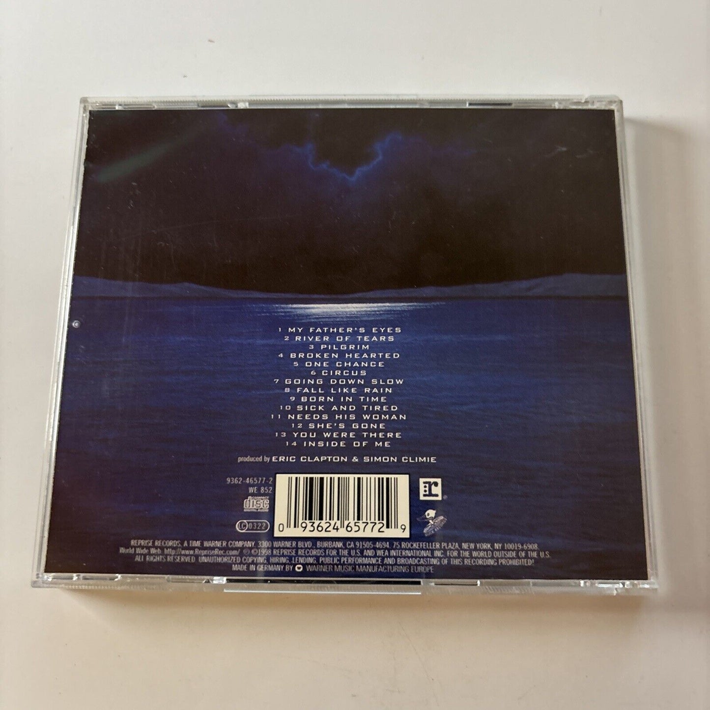 Eric Clapton - Pilgrim  (CD, 1998)