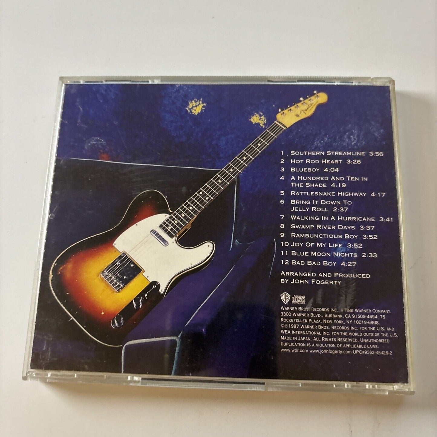 John Fogerty - Blue Moon Swamp (CD, 1997) Japan Wpcr-1287