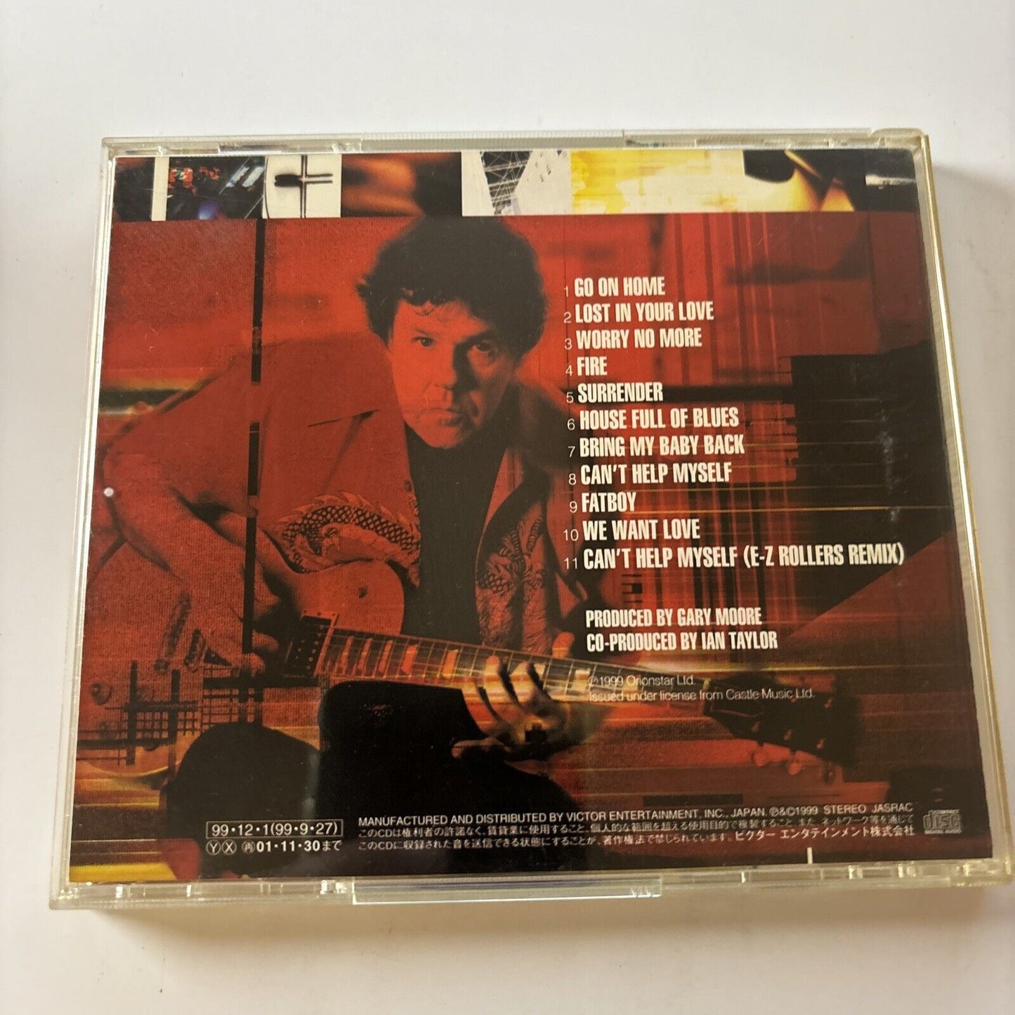 Gary Moore - A Different Beat (CD, 1999) Japan Vicp-60921
