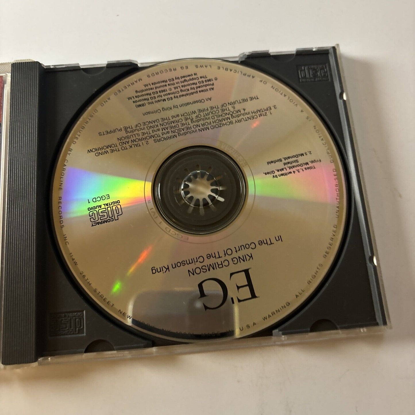 King Crimson - In the Court of the Crimson King (CD, 1999) Egcd-1