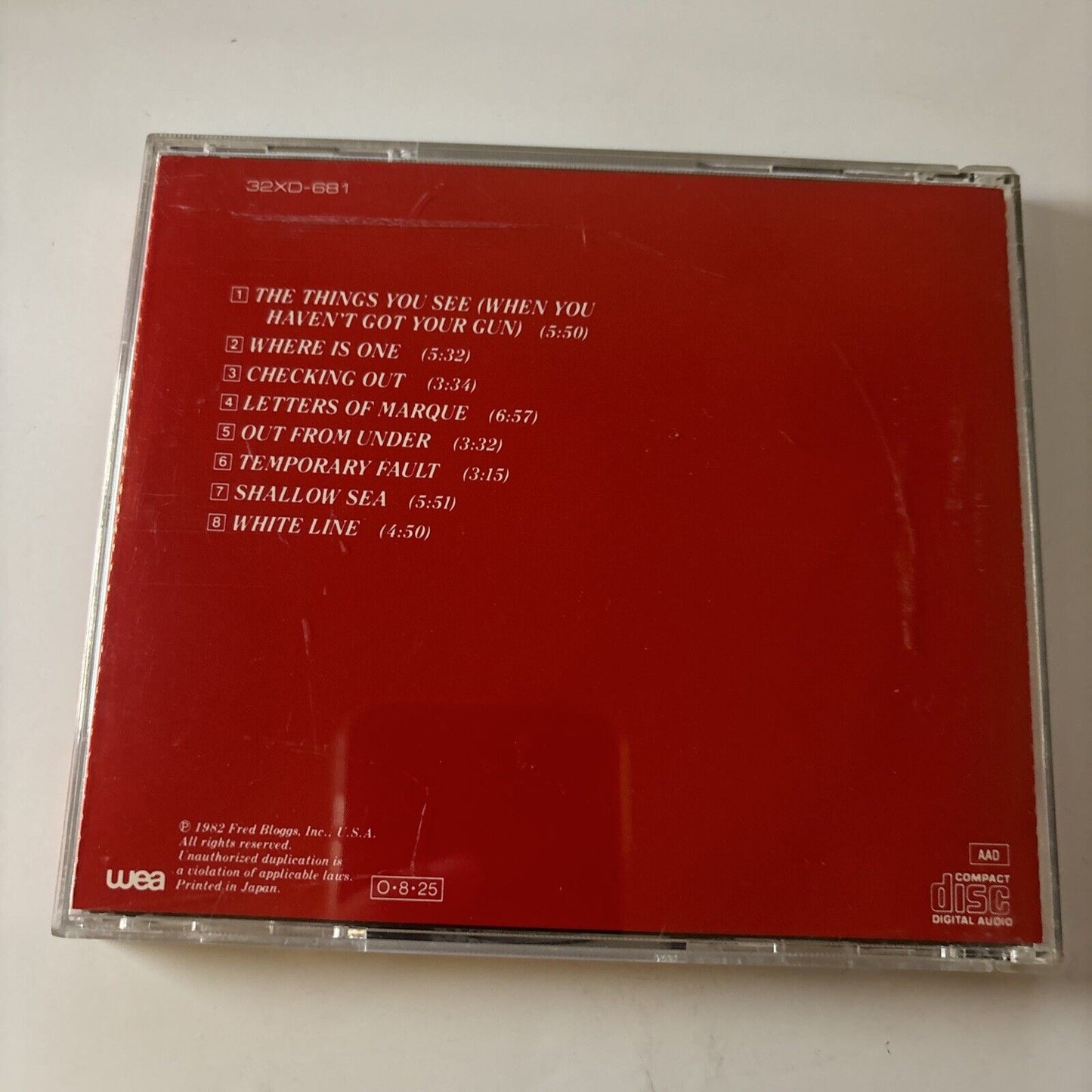 Allan Holdsworth - I.O.U (CD, 1982) Japan 32xd-681