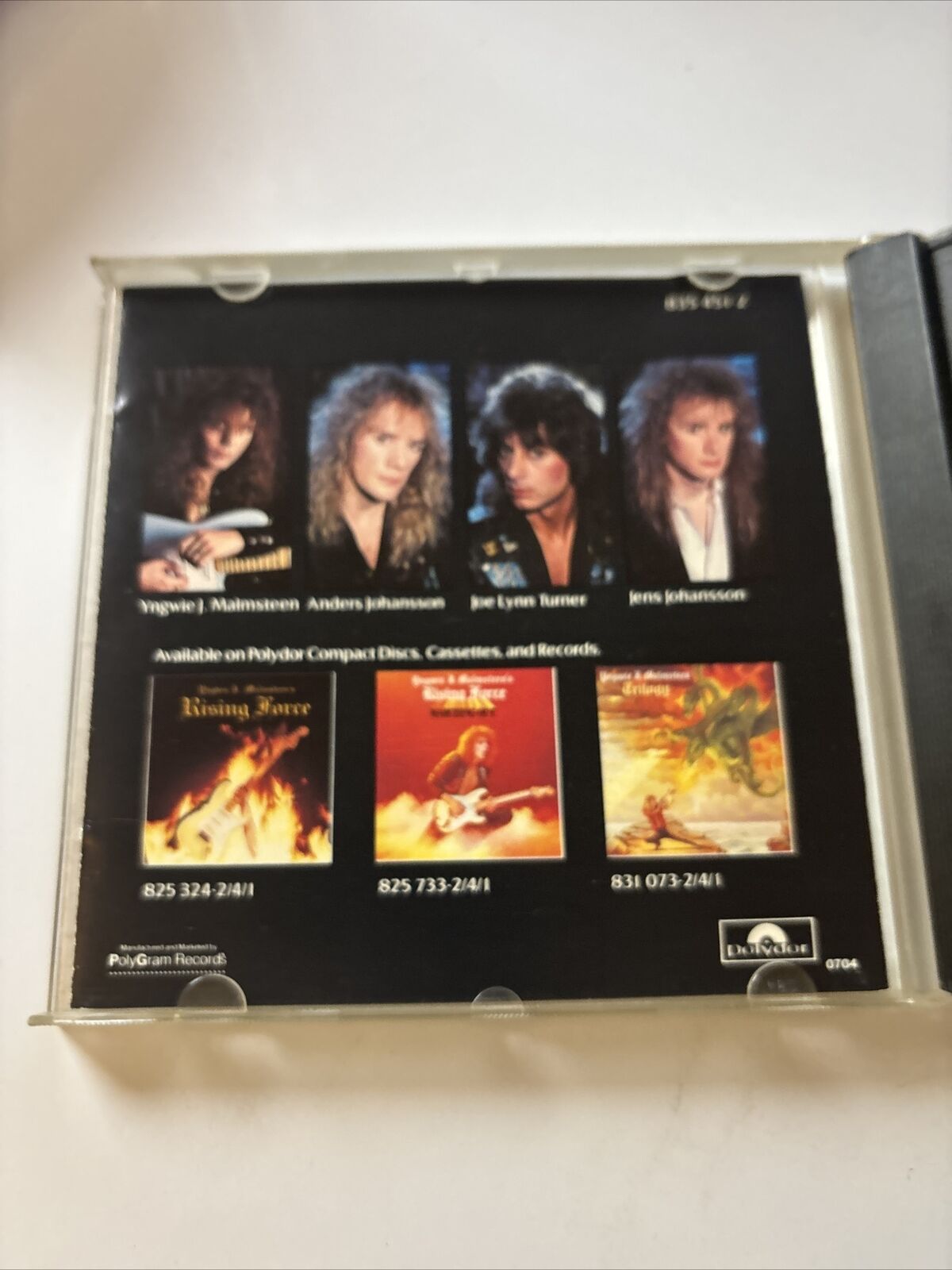 Yngwie J. Malmsteen's Rising Force – Odyssey (CD, 1990) 835451-2