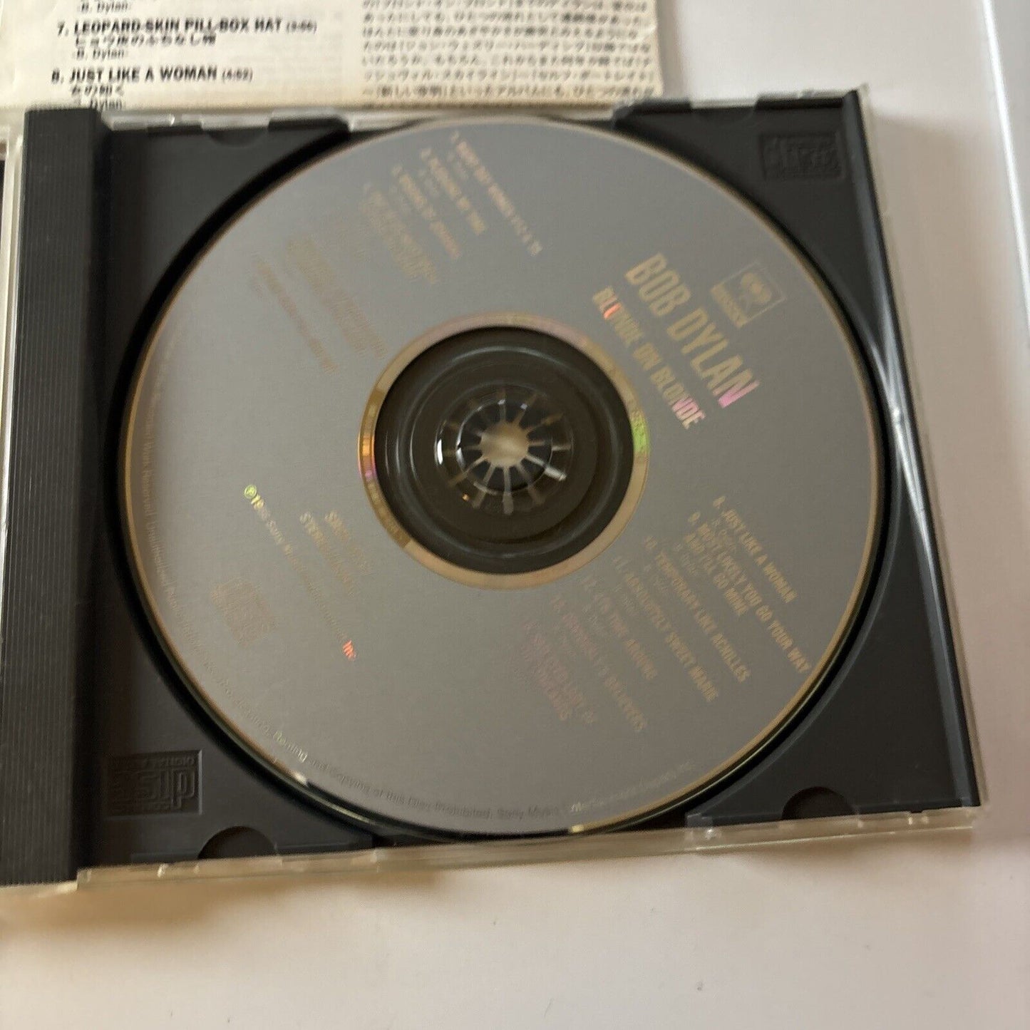 Bob Dylan - Blonde On Blonde (CD, 1966) Obi Japan Srcs-9237