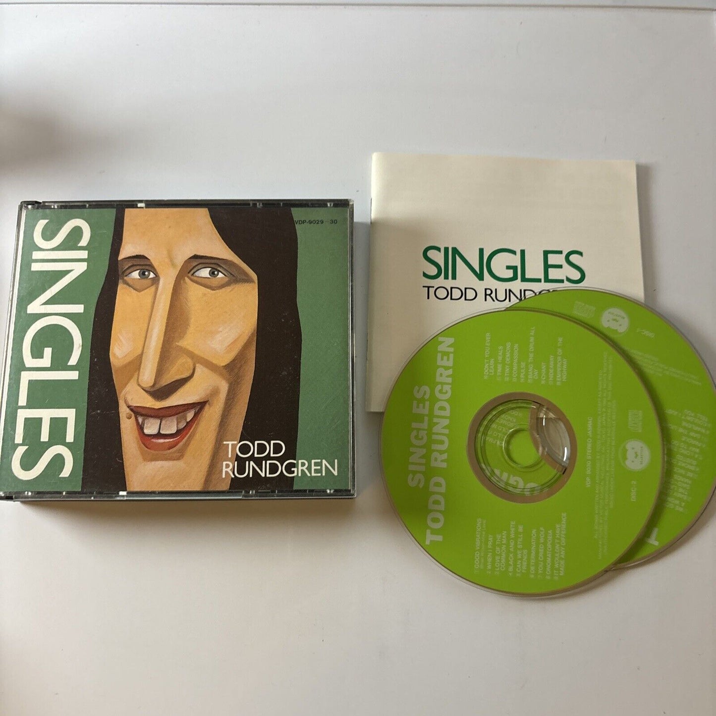 Todd Rundgren - Singles (CD, 1988, 2-Disc) Vdp-9029-30 Japan