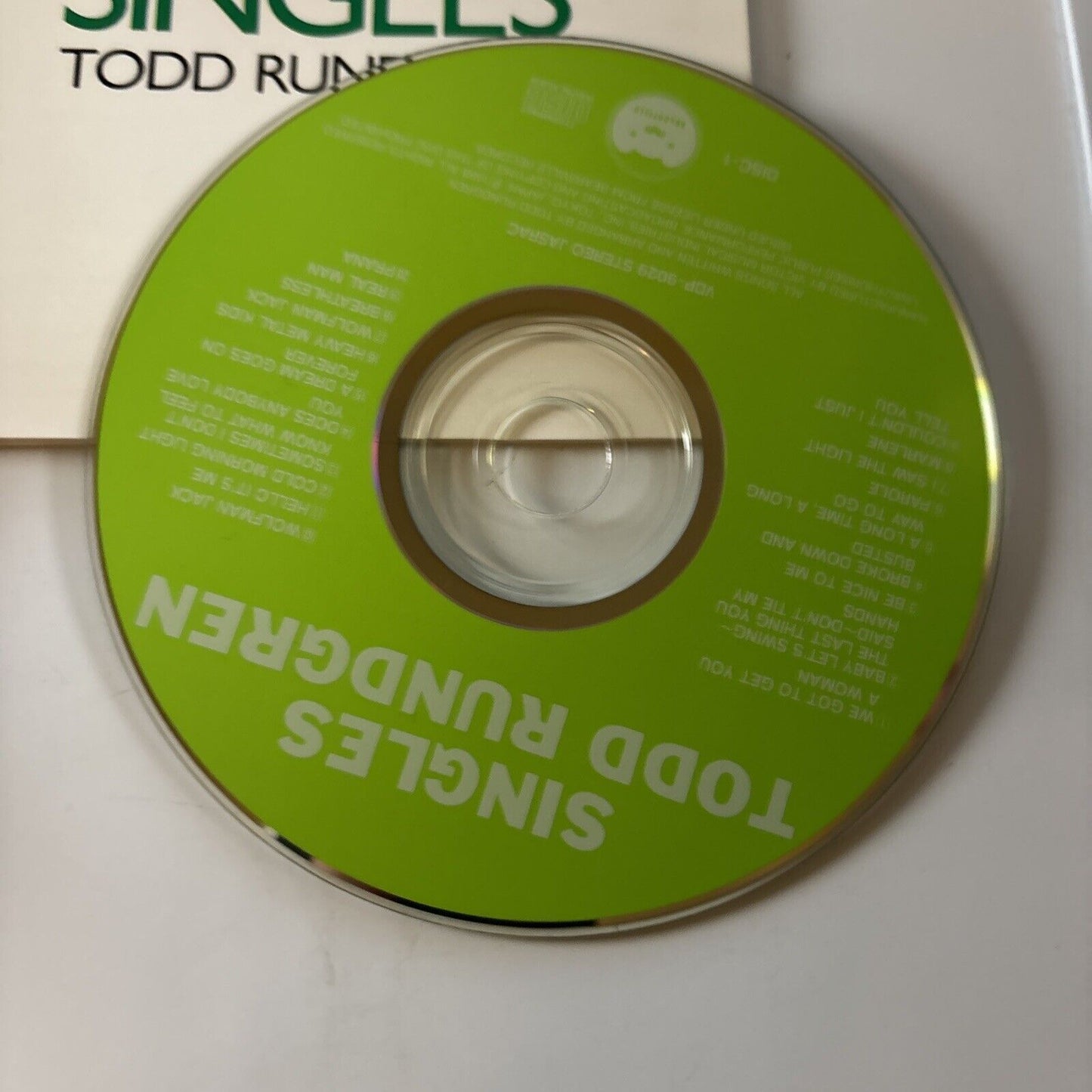 Todd Rundgren - Singles (CD, 1988, 2-Disc) Vdp-9029-30 Japan