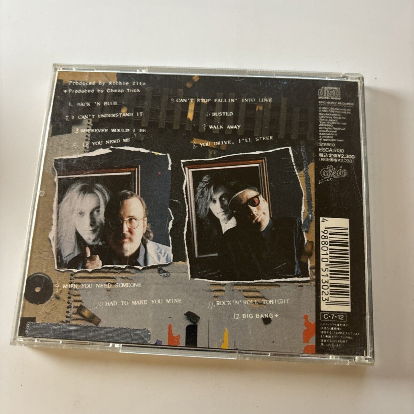 Cheap Trick - Busted (CD, 1990) Japan  Esca-5130