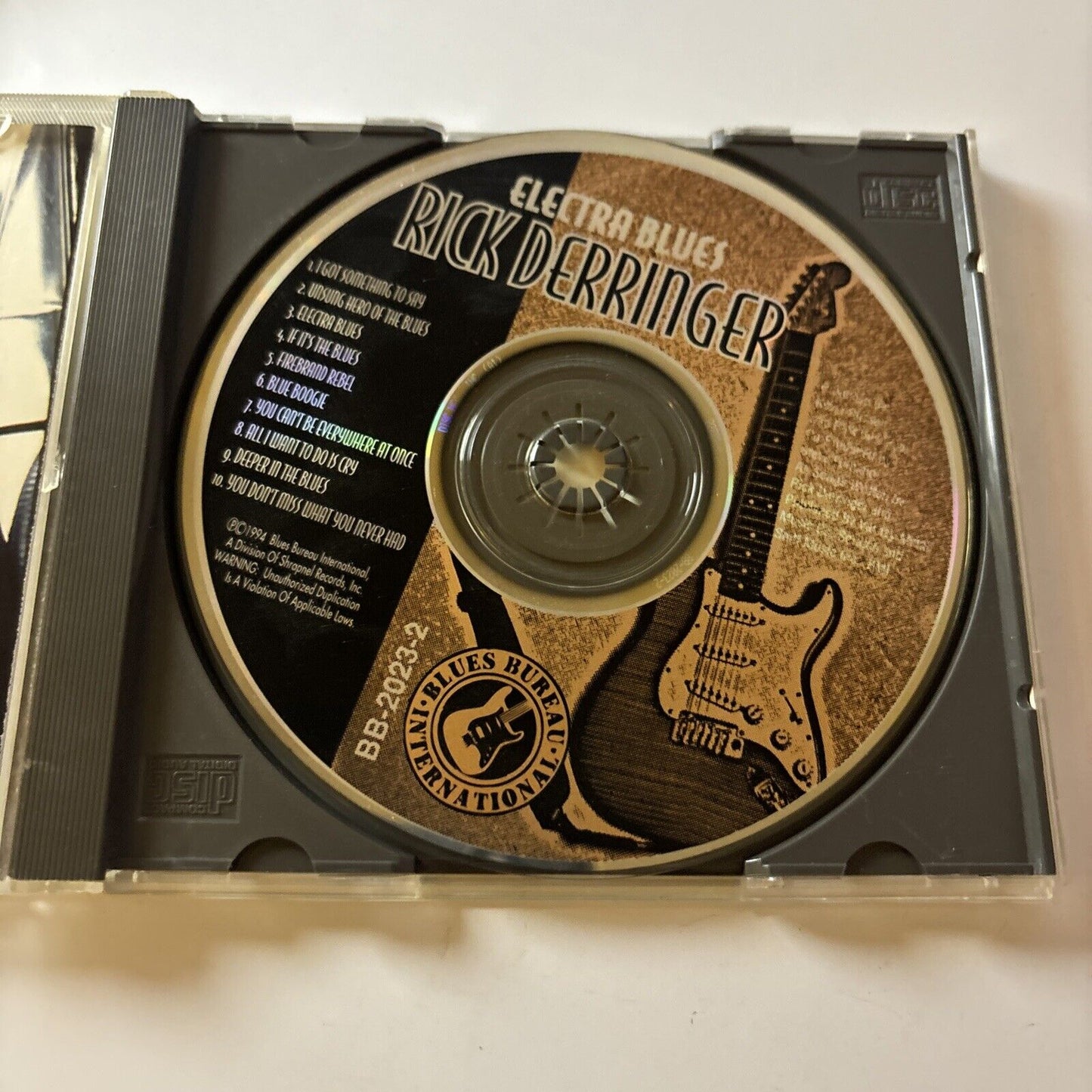 Rick Derringer - Electra Blues (CD, 1994)