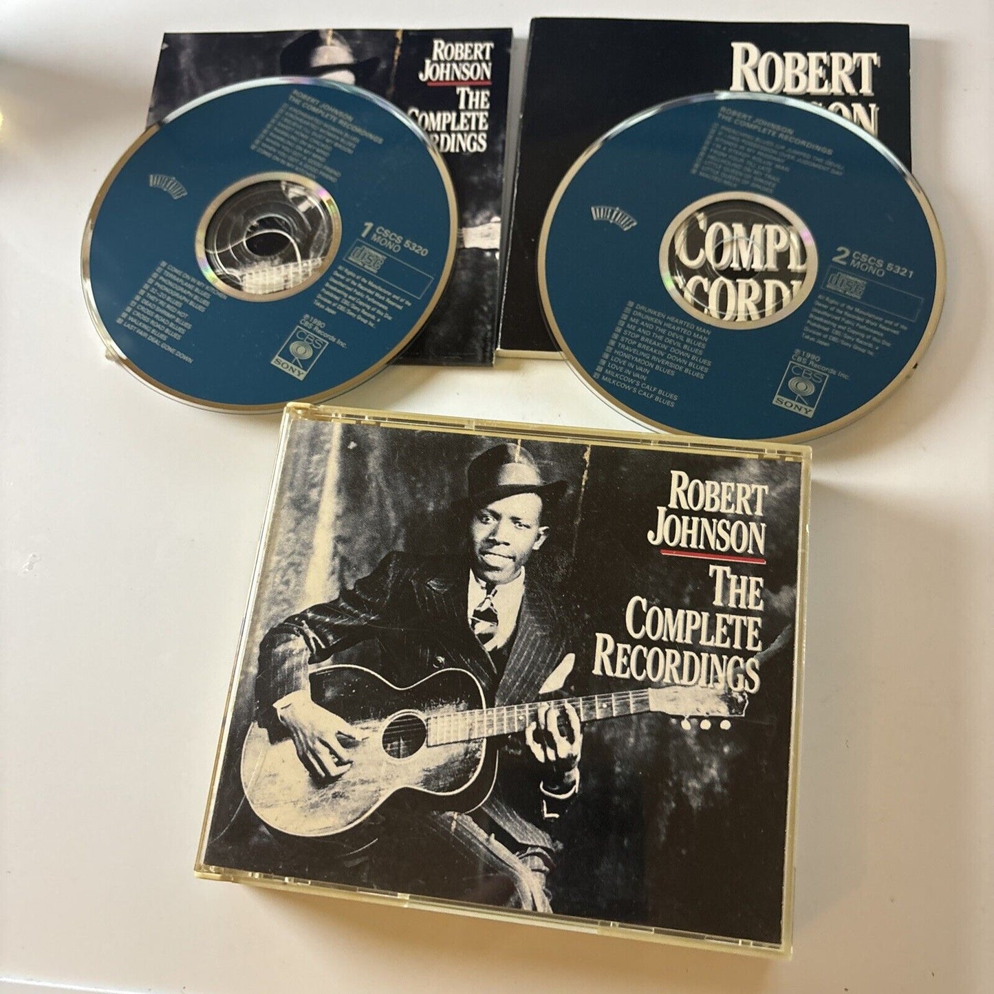 Robert Johnson - The Complete Recordings + 2 Booklets (CD, 1990) Japan Cscs-5320