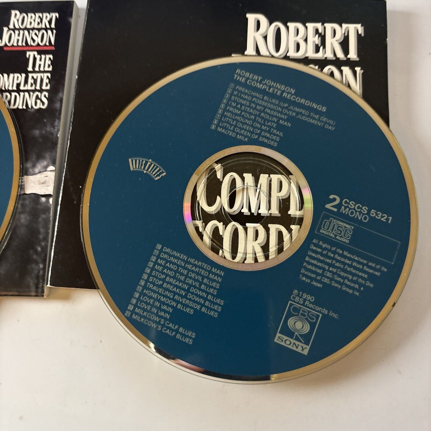 Robert Johnson - The Complete Recordings + 2 Booklets (CD, 1990) Japan Cscs-5320