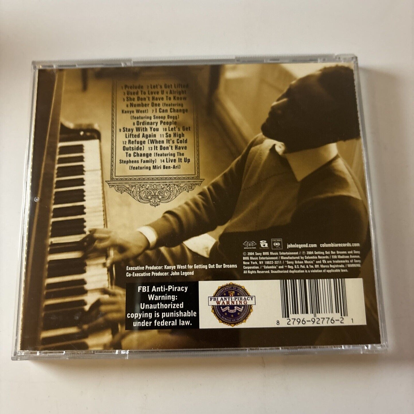 John Legend - Get Lifted (CD, 2004) Ck-92776