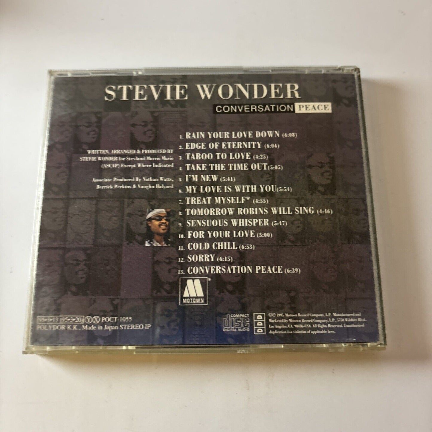 Stevie Wonder - Conversation Peace (CD, 1995) Japan Poct-1055