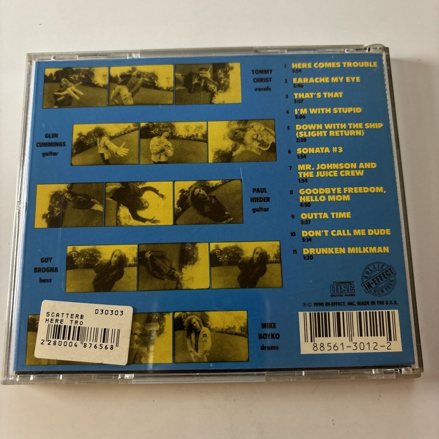 Scatterbrain - Here Comes Trouble (CD, 1990)