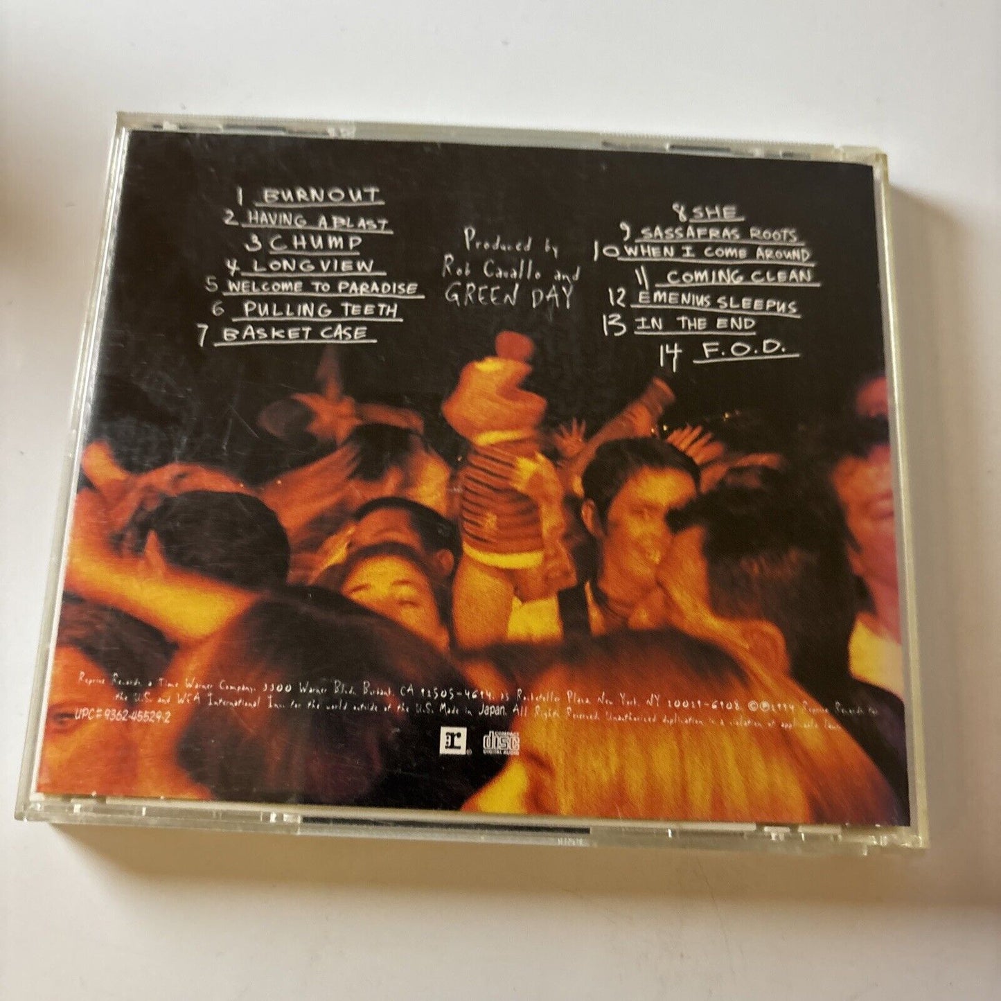 Green Day - Dookie (CD, 1994) Japan Wpcr-31