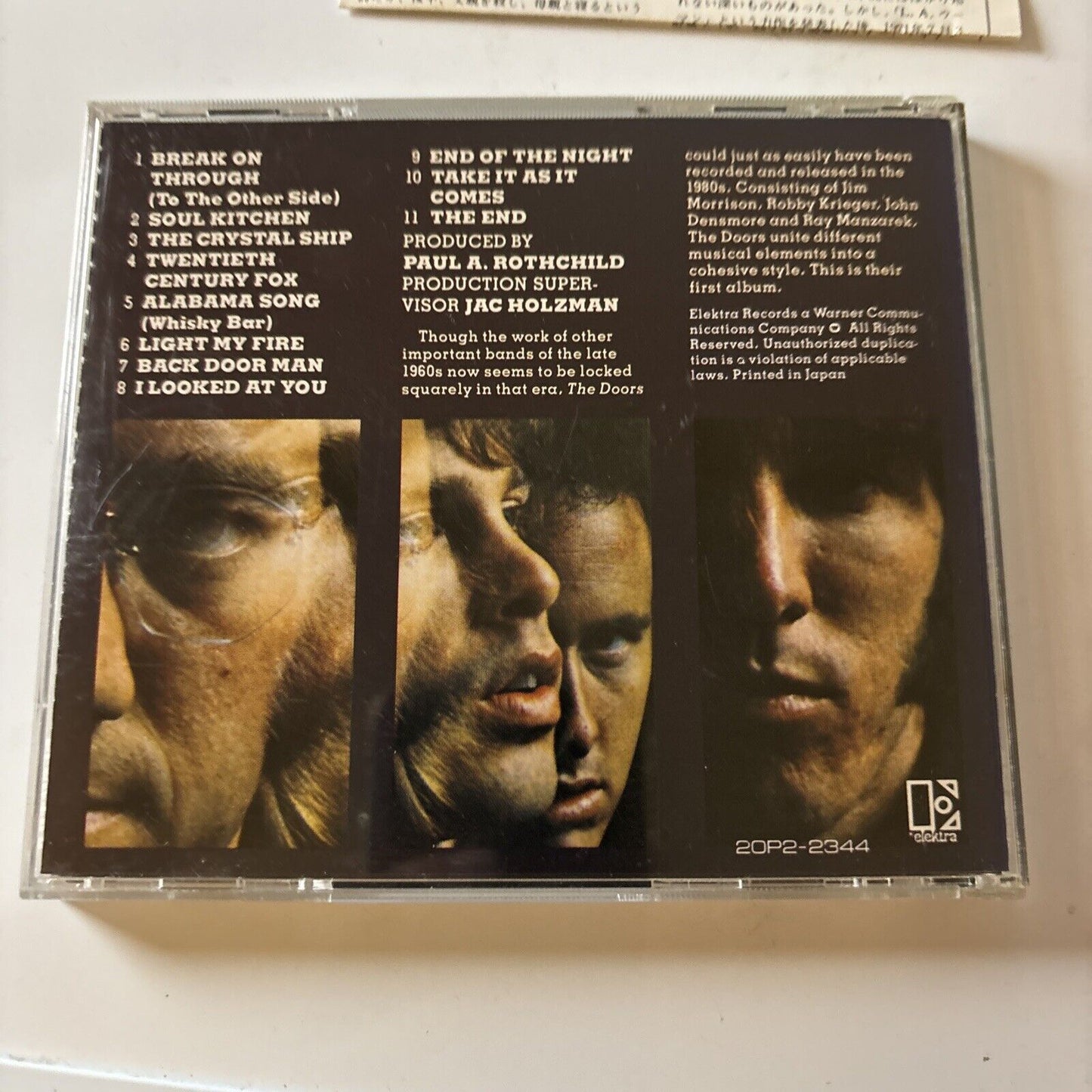 The Doors By The Doors (CD, 1967) 20p2-2344 Japan