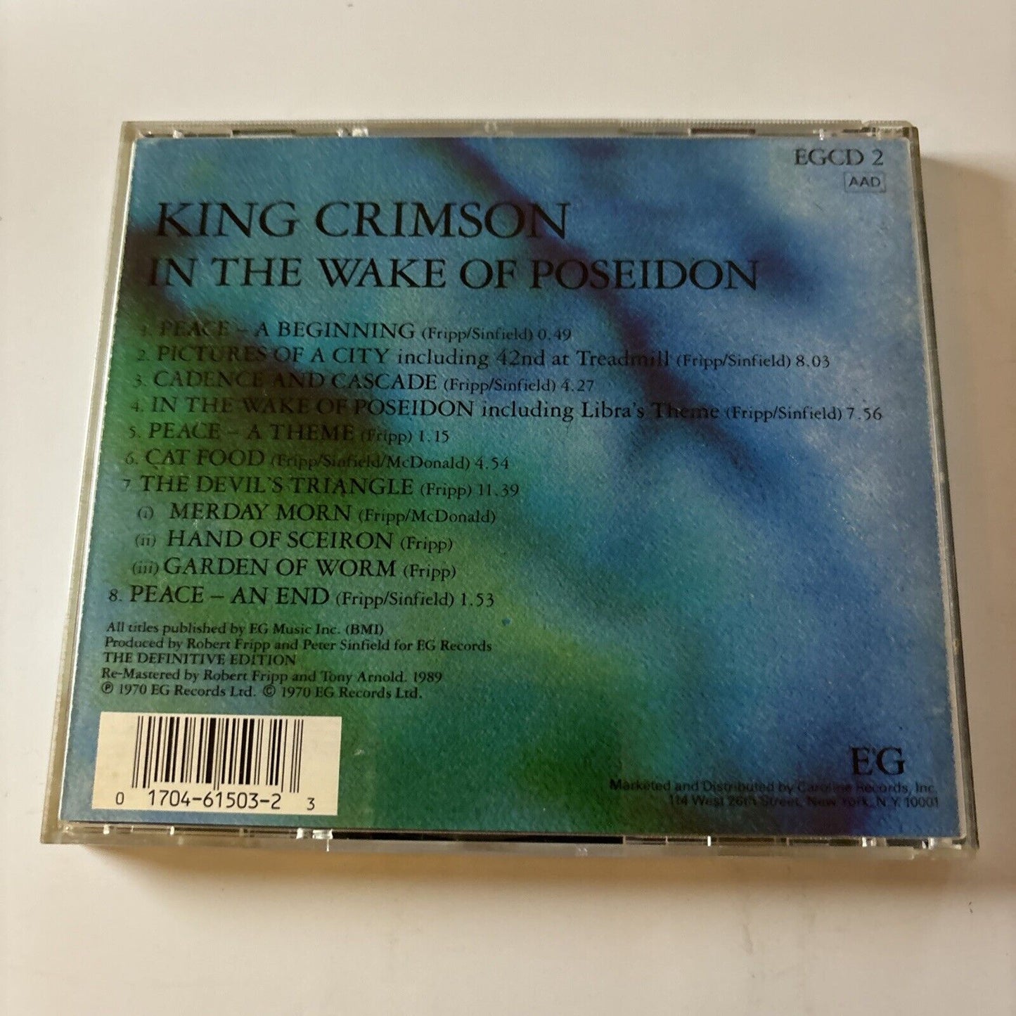 king crimson in the wake of poseidon