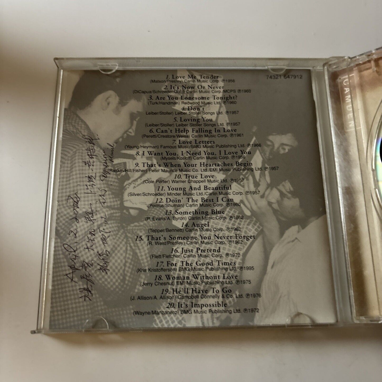 Elvis Presley - Love Songs (CD, 1999)