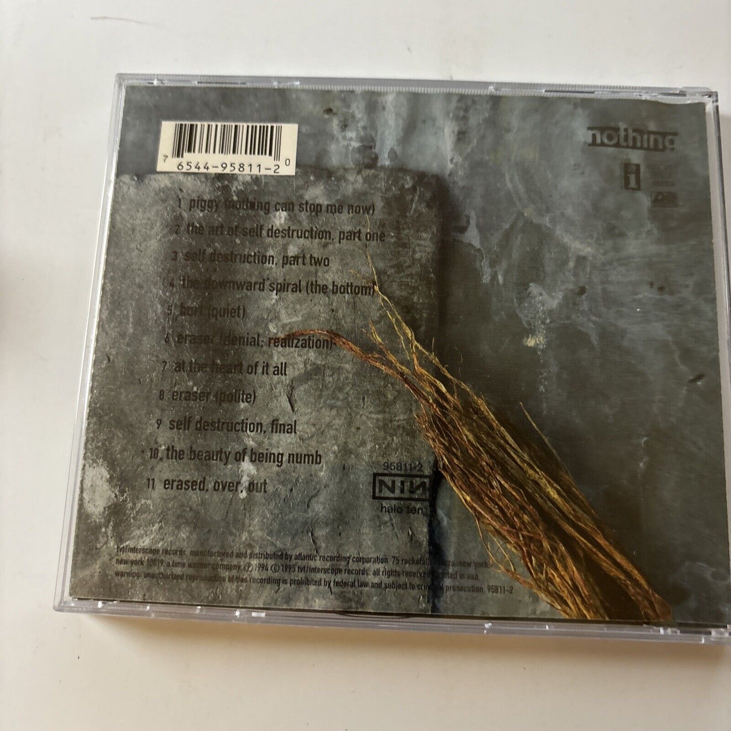 Nine Inch Nails - Further Down the Spiral (CD, 1995) 95811-2