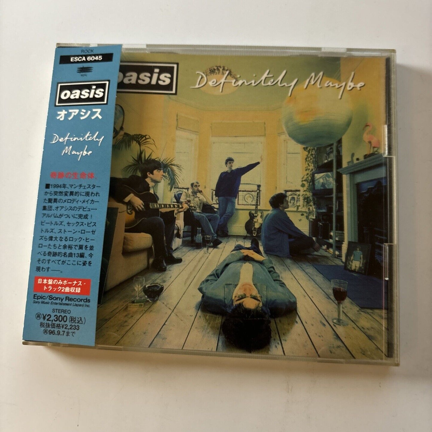 Oasis - Definately Maybe (CD, 1994) Obi Japan Esca-6045