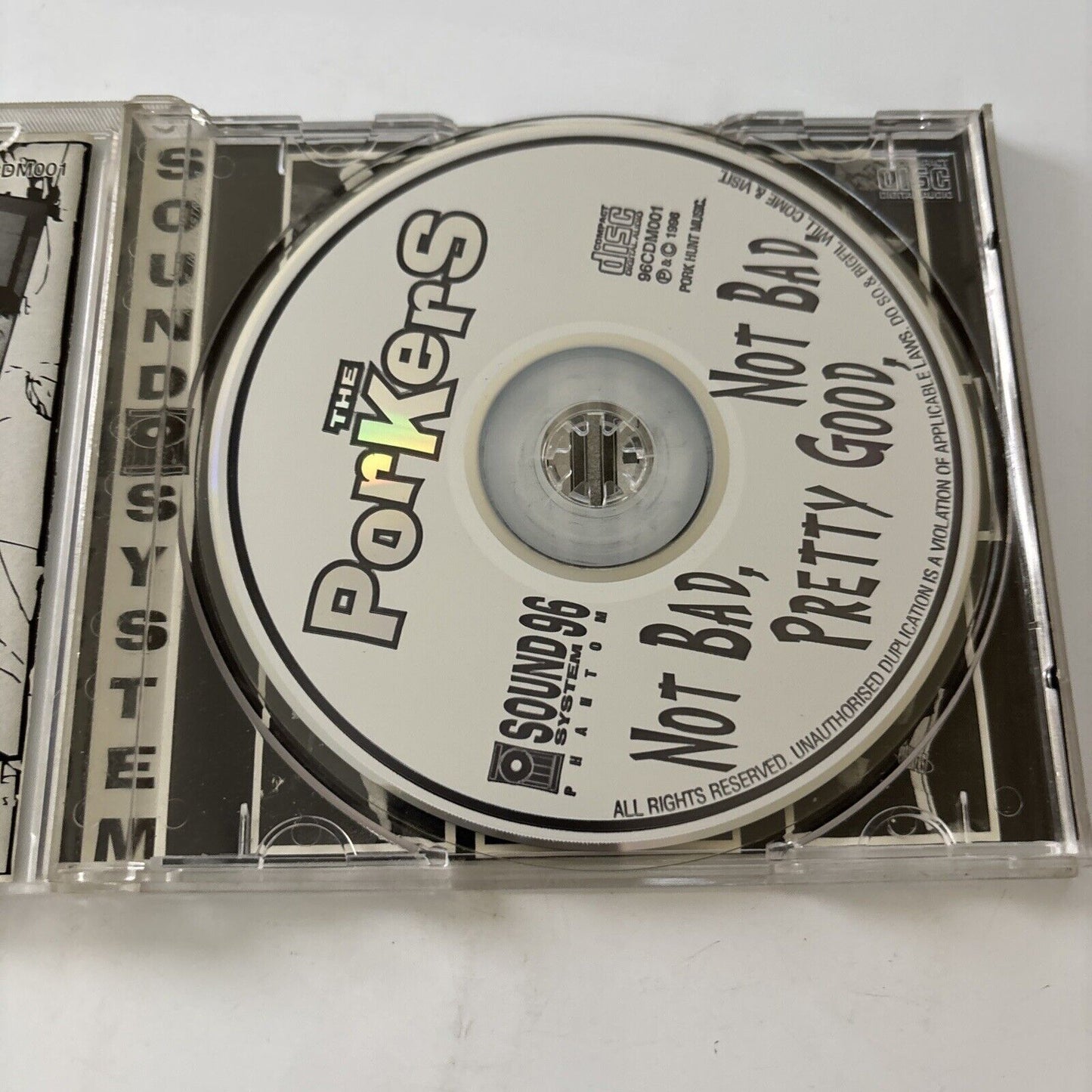 The Porkers - Not Bad, Pretty Good, Not Bad (CD, 1996) 96CDm001