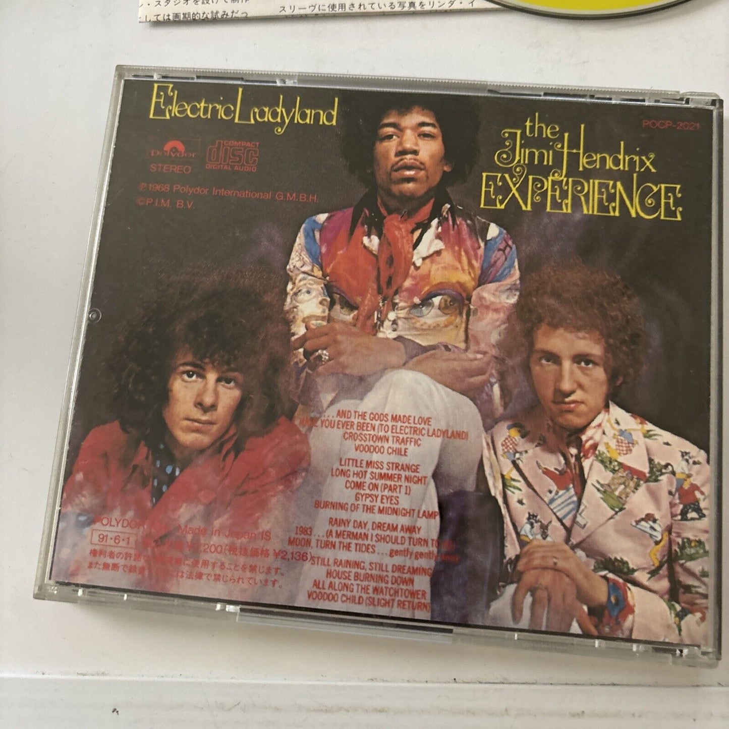 Jimi Hendrix - Electric Ladyland (CD, 1968) Japan Pocp-2021