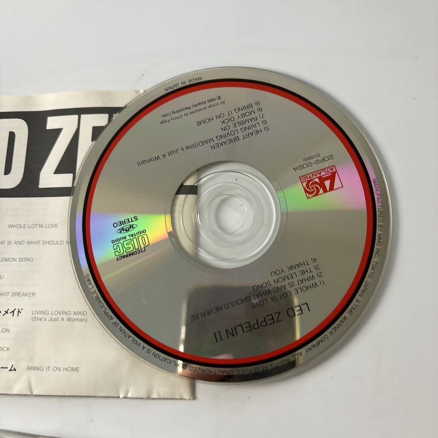 Led Zeppelin - Led Zeppelin II (CD, 1969) Japan 20p2-2024