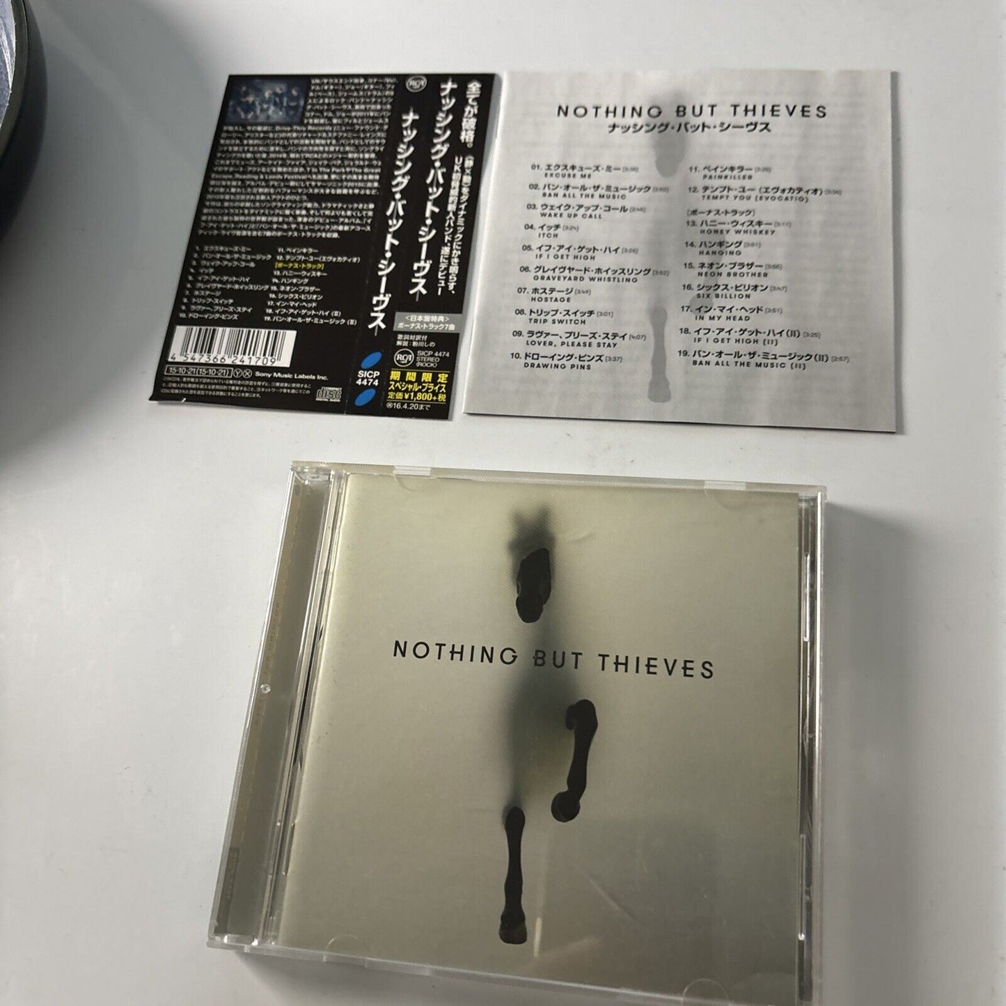 Nothing But Thieves (CD, 2015) Obi Japan Sicp-4474