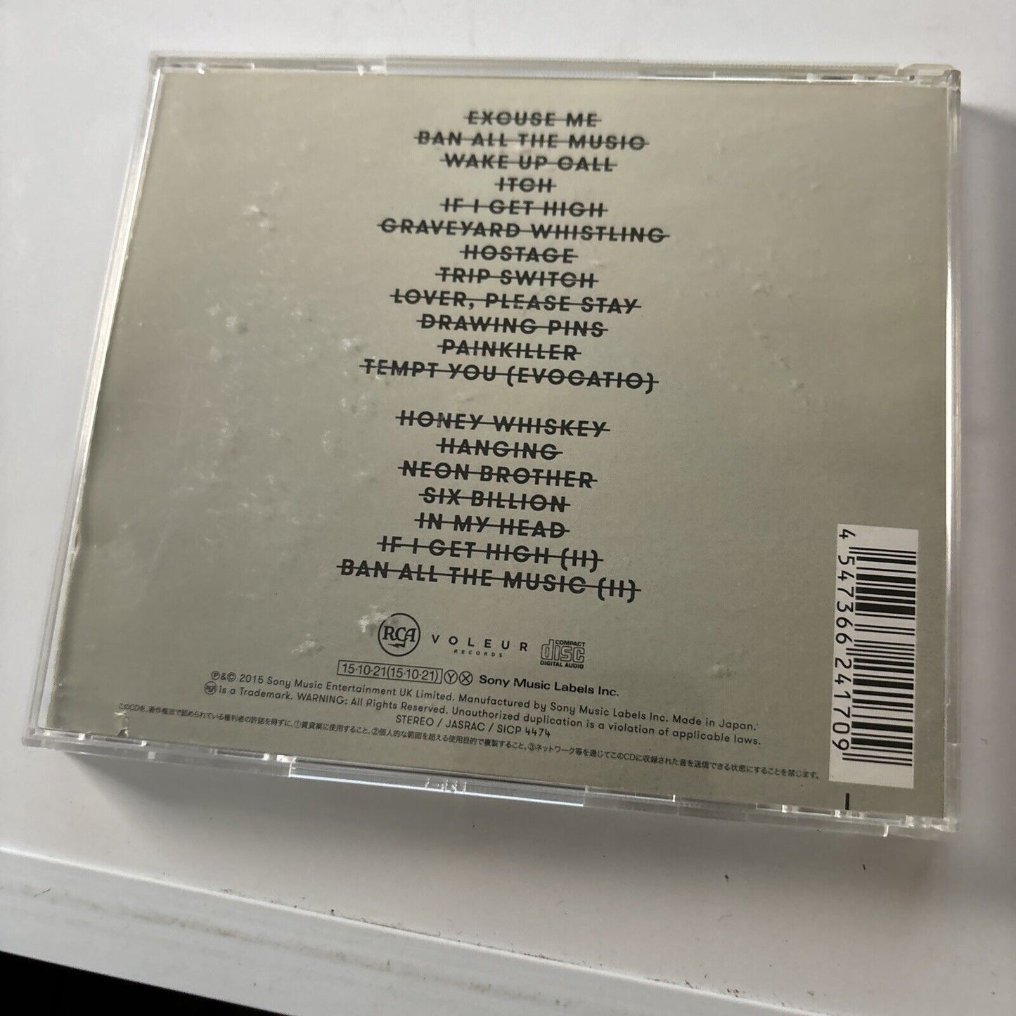 Nothing But Thieves (CD, 2015) Obi Japan Sicp-4474