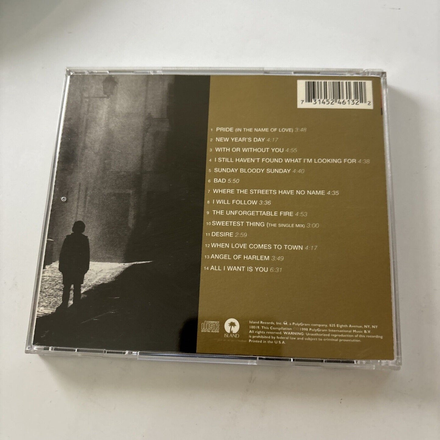 U2 - Best of 1980-1990 (CD, 1998)