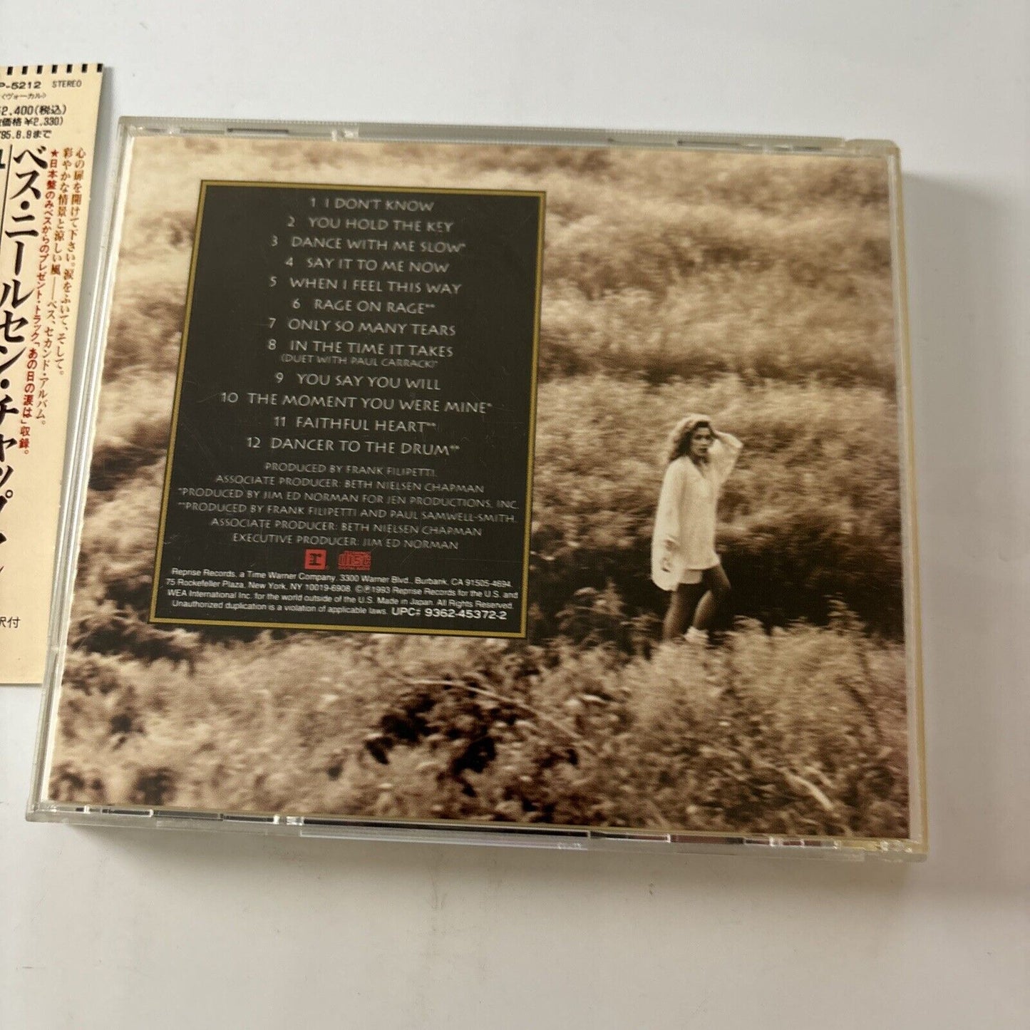 Beth Nielson Chapman - You Hold The Key (CD, 1993) Obi Japan Wpcp-5212