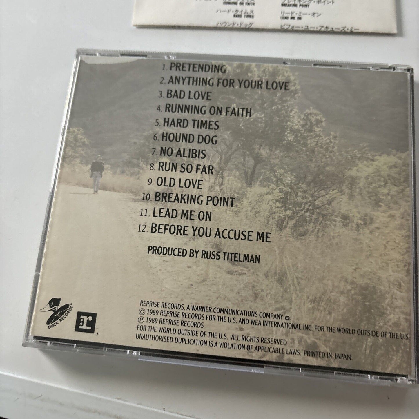 Eric Clapton - Journeyman (CD, 1989) Japan   22p2-3070