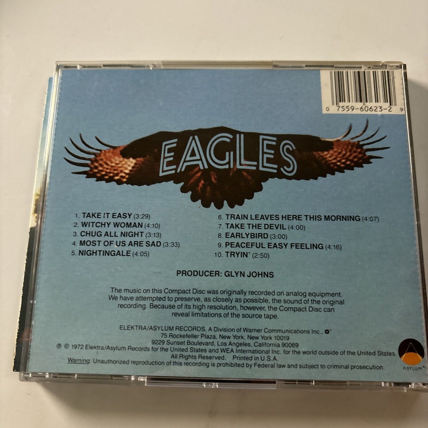 Eagles by Eagles (CD, 1990) 5054-2