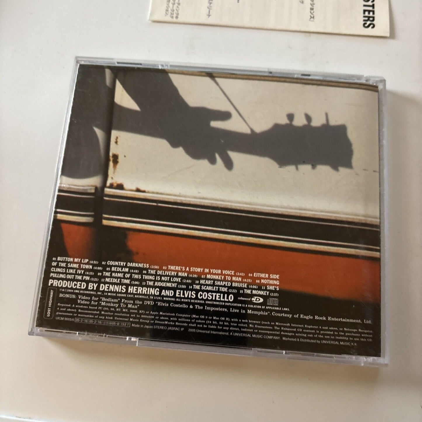 Elvis Costello & The Imposters - The Delivery Man (CD, 2004) Japan Uicm-9005