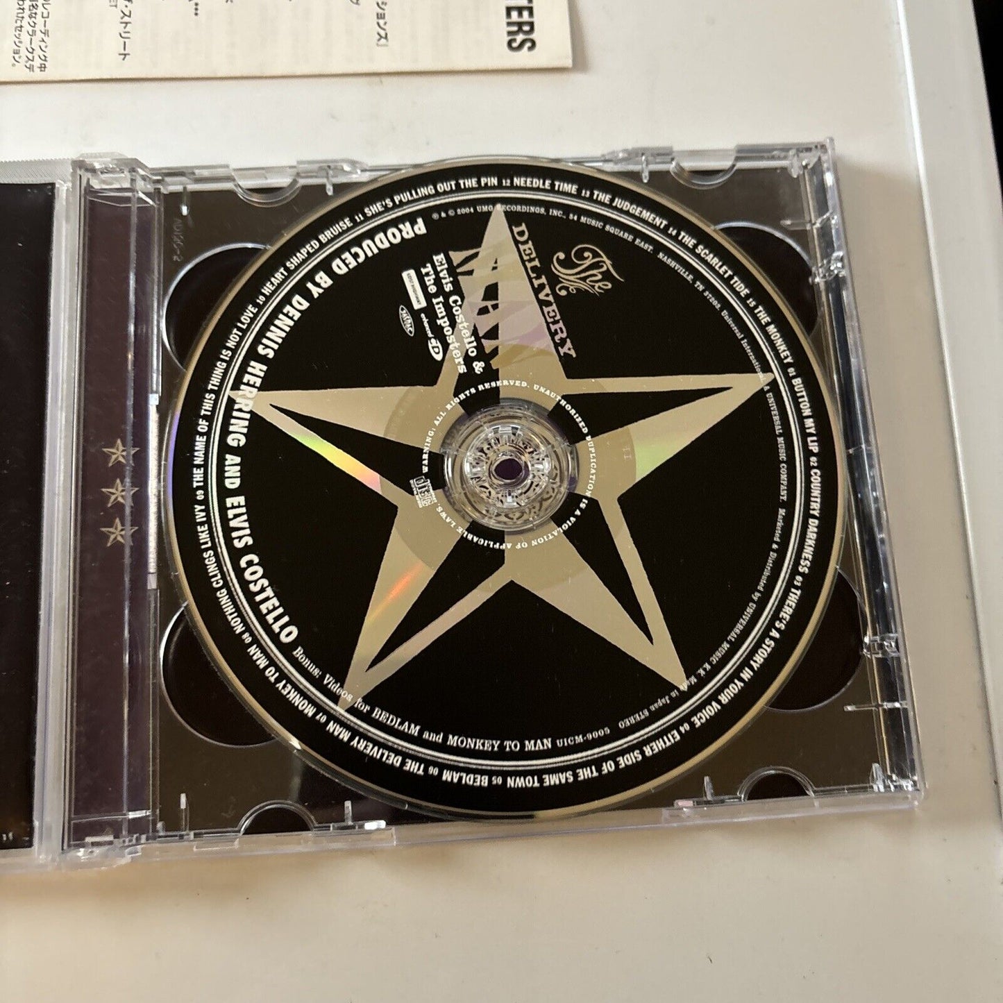 Elvis Costello & The Imposters - The Delivery Man (CD, 2004) Japan Uicm-9005