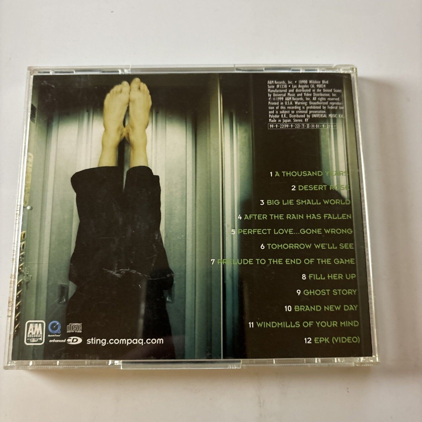 Sting - Brand New Day (CD, 1999) Pocm-1281 Japan