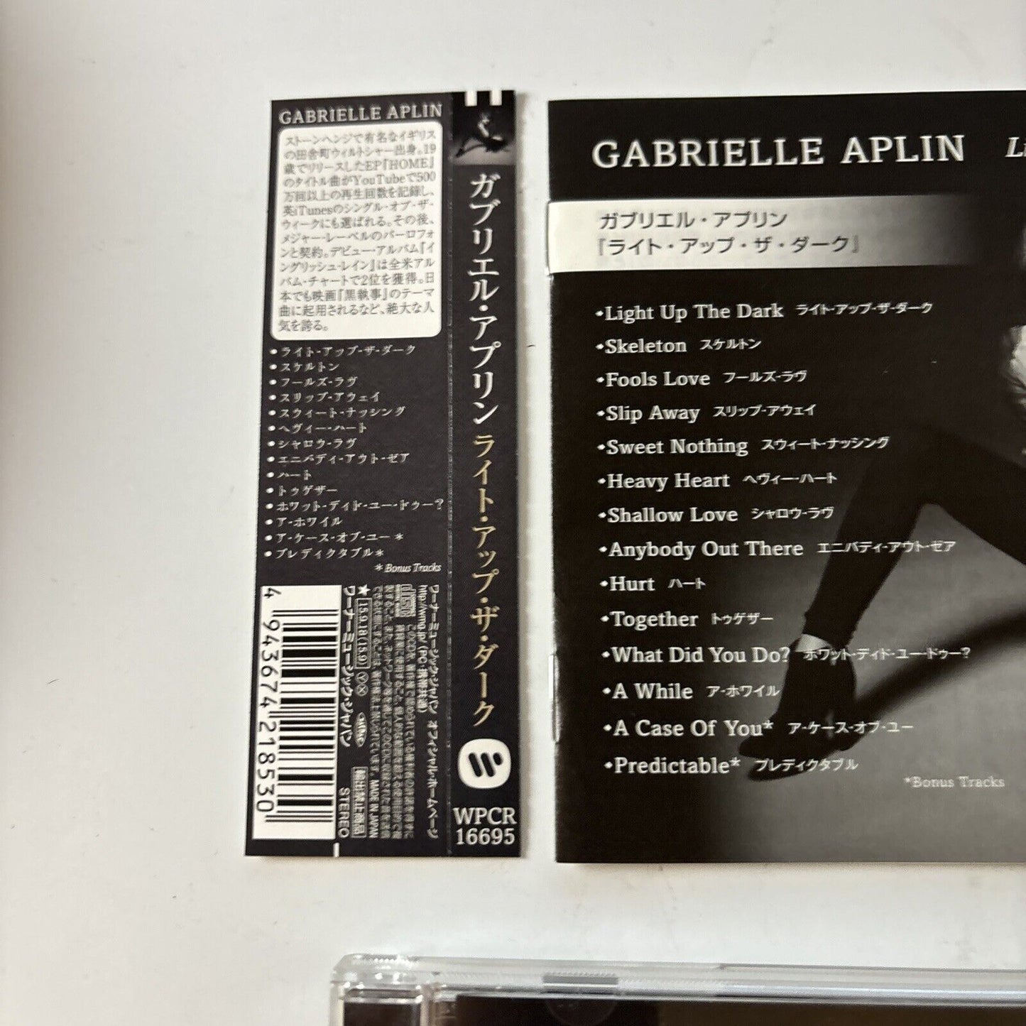 Gabrielle Aplin - Light Up The Dark (CD, 2015) Japan Obi Wpcr-16695