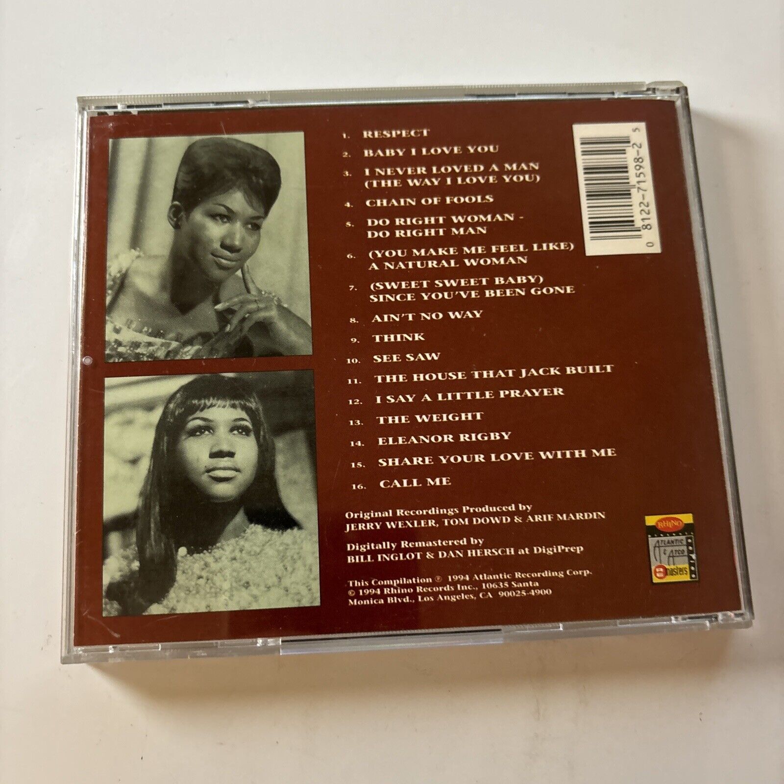 Aretha Franklin - The Very Best Of Aretha Franklin, Vol. 1 (CD, 1994 ...