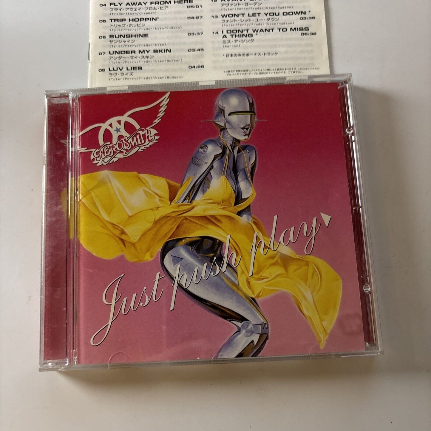 Aerosmith - Just Press Play (CD, 2001) Japan Srcs-2440